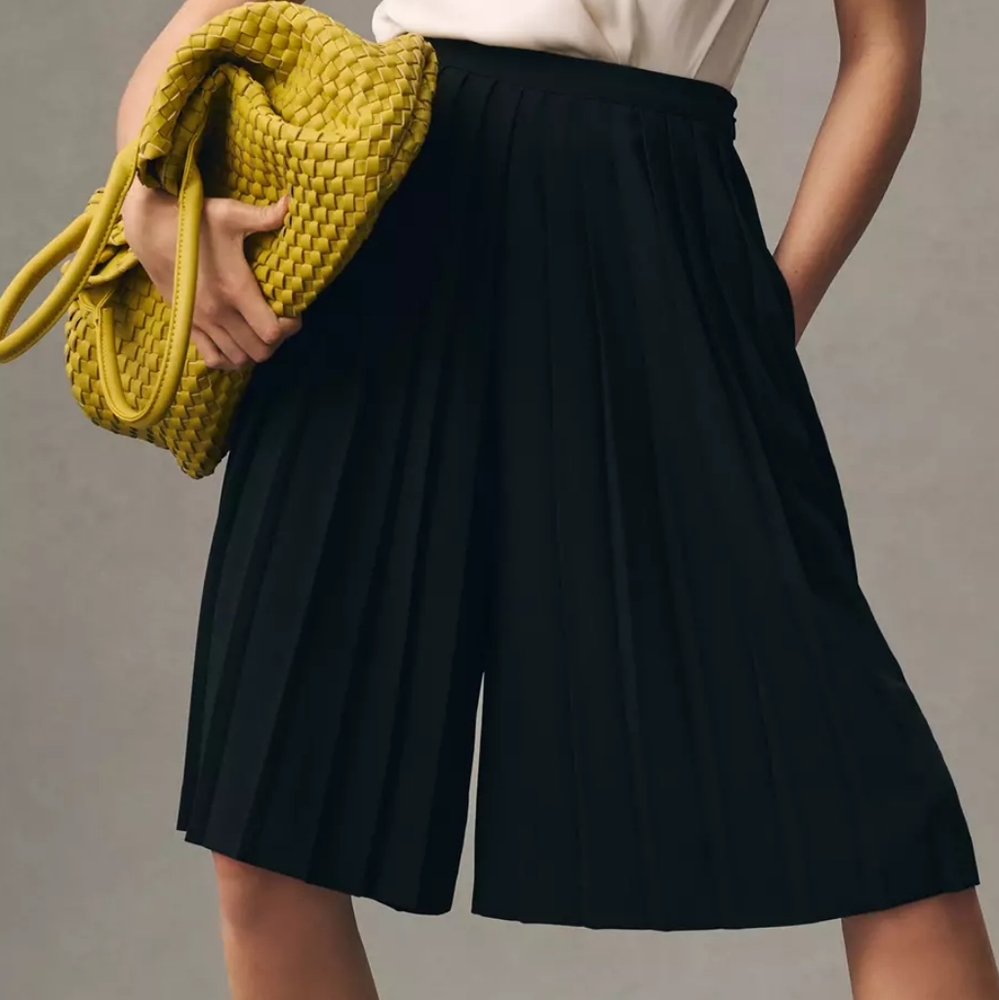 HTF By Anthropologie Pleated Culottes
